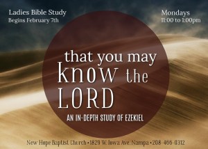 Ladies Bible Study - Ezekiel @ New Hope Baptist Church